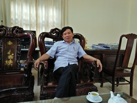 Ông Trần Thế Lưu – Phó Chủ tịch Ủy ban nhân dân huyện Quảng Xương cho biết, lãnh đạo huyện đã tiếp thu thông tin báo chí phản ánh đồng thời sẽ chấn chỉnh tình trạng nêu trên trong thời gian sớm nhất. Ảnh: DU THIÊN