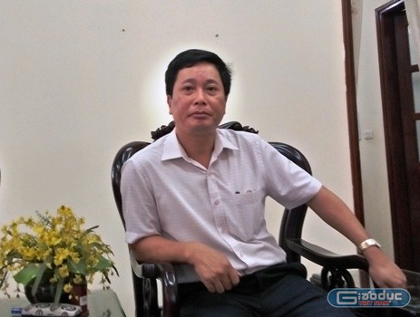Ông Hoàng Mai Tính, Phó Bí thư Huyện ủy Quảng Xương. Ảnh: XUÂN QUANG.