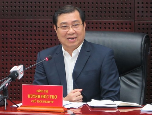 Chủ tịch ủy ban Nhân dân thành phố Đà Nẵng Huỳnh Đức Thơ (ảnh baodanang.vn).