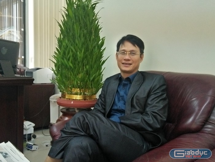 Ông Bùi Quang Khải, Chủ tịch phường Thanh Lương cho biết, lãnh đạo phường đã nắm được thông tin và đang cho kiểm tra sự việc. Ảnh: Thụy Du.