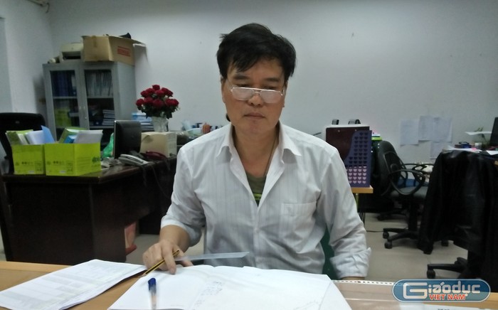 Ông Trịnh Ngọc Thắng, phụ trách kinh doanh Cảng Hà Nội. Ảnh: THỤY DU.