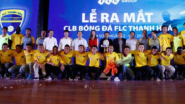 Ngày 12/6/2015, Tập đoàn FLC đã tổ chức lễ ra mắt chính thức Câu lạc bộ Bóng đá FLC Thanh Hóa. Ảnh đăng trên Báo Vneconomy.