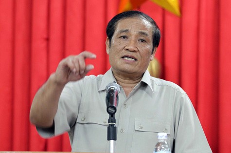 Ông Nguyễn Trọng Hỷ cho biết sẽ tiến cử ‘bầu Kiên’ làm chủ tịch VFF. Ảnh: Quang Minh