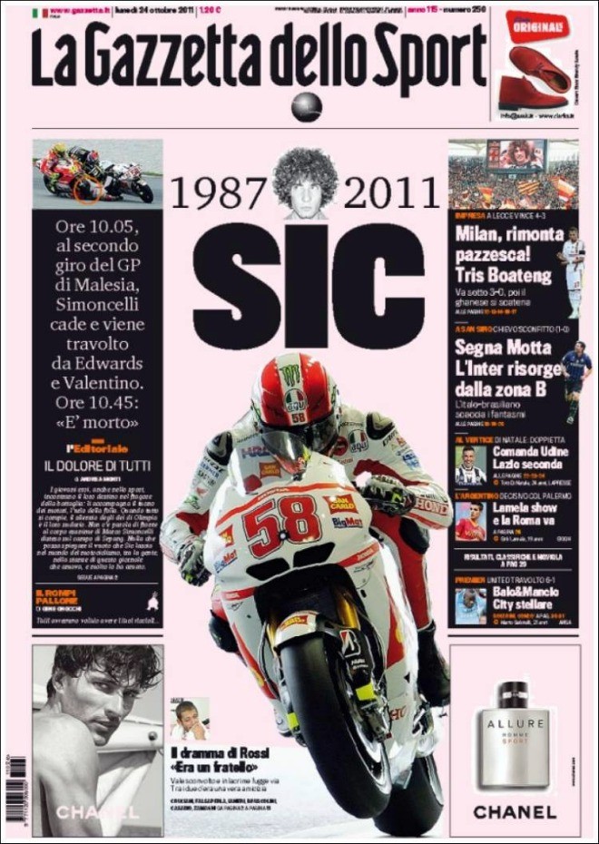SIC: 1987-2011 (La Gazzeta dello Sport)