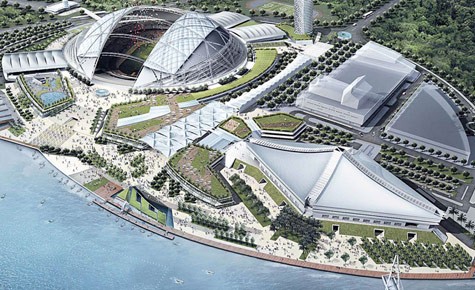 Dự án The Sport Hub của Singapore.
