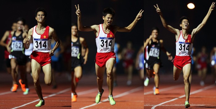Dương Văn Thái giành HCV 800m nam.