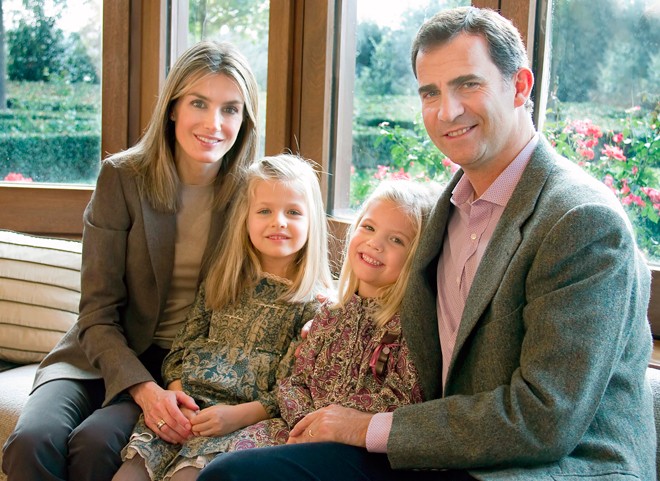 Gia đình hoàng tử Asturias, Tây Ban Nha rạng ngời đón Giáng sinh.