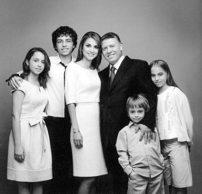 Gia đình hoàng gia Jordan.