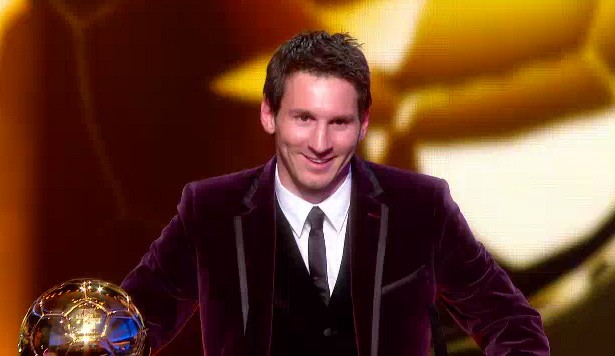 Messi giành danh hiệu QBV FIFA 2011.