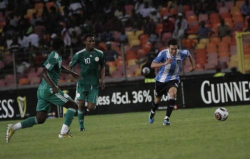 Trận đấu bị nghi "có mùi" giữa Nigeria và Argentina.