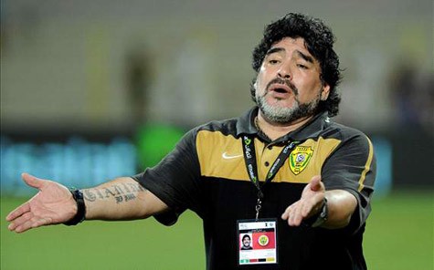 Có sỏi trong thận của Maradona.
