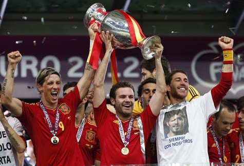 Tây Ban Nha vô địch EURO 2012.