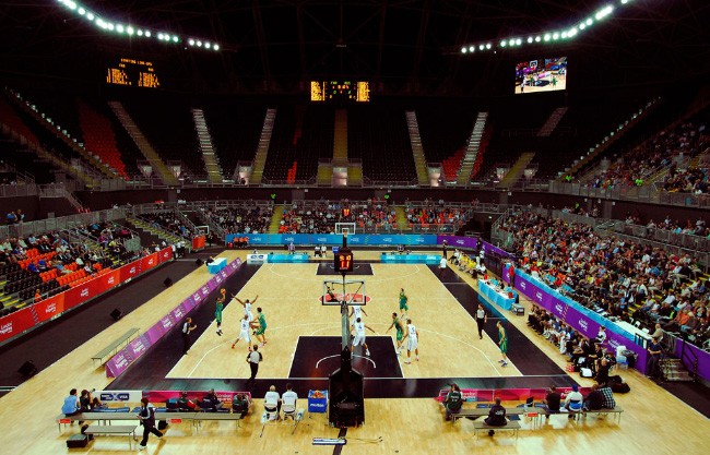 Nhà thi đấu môn bóng rổ Olympic.