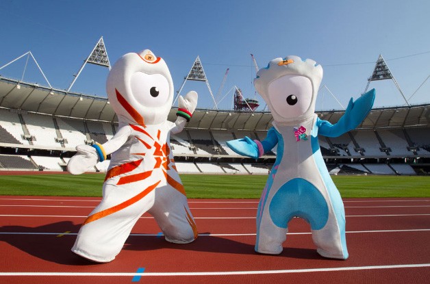 Wenlock và Mandeville, linh vật của Olympic London 2012.