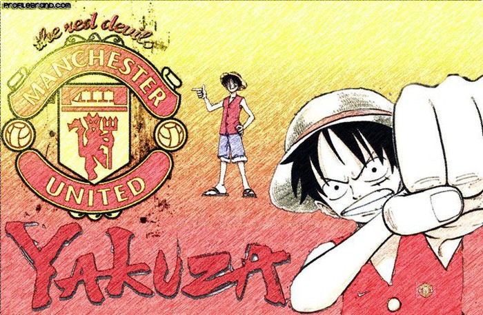 Monkey D. Luffy, thêm một nhân vật Manga Nhật Bản hâm mộ “Quỷ đỏ”.