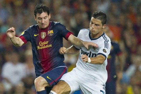 Messi đang dẫn Ronaldo khá đậm.