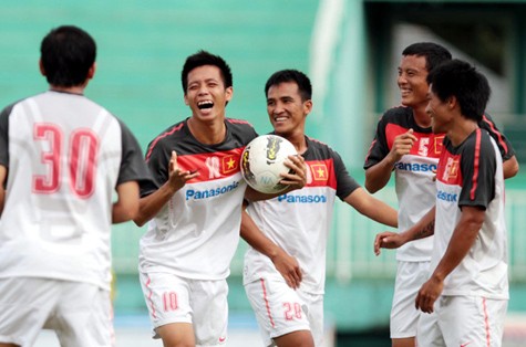 Đội tuyển Việt Nam tập chuẩn bị cho VFF Cup 2012.