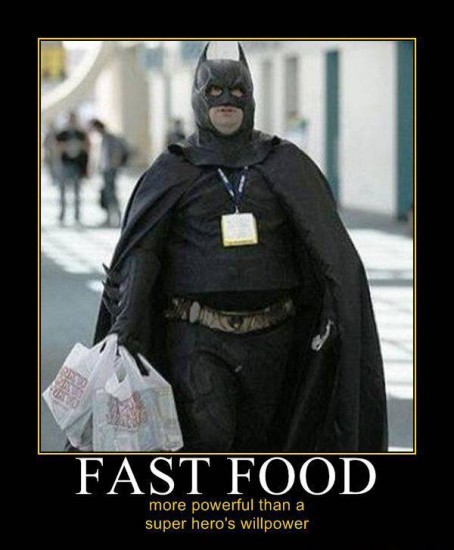 Ăn fast food giúp tăng sức mạnh để thành người dơi