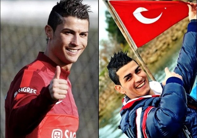 Ronaldo và Gokmen Akdogan có nhiều nét tương đồng về ngoại hình.
