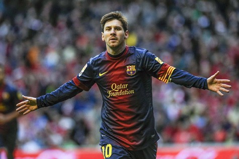 Messi, vua ghi bàn của bóng đá thế giới.