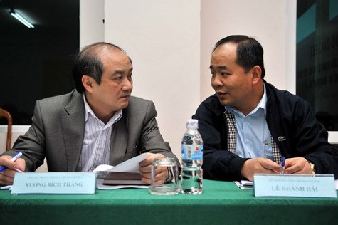 Thứ trưởng Lê Khánh Hải (phải).