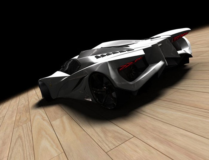 Bản thiết kế của Mark Hostler được cho là đã pha trộn các hình dạng và chi tiết thiết kế của siêu xe Lamborghini khác nhau từ các thời kỳ khác nhau.