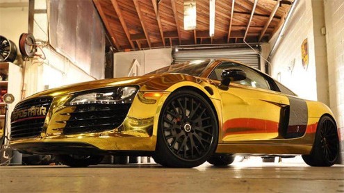 Audi R8 mạ vàng của rapper mang dòng máu Việt - Mỹ ảnh 2