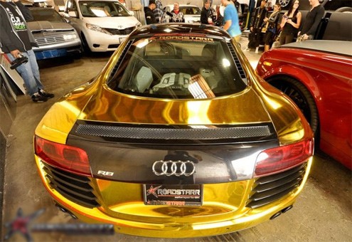 Audi R8 mạ vàng của rapper mang dòng máu Việt - Mỹ ảnh 4