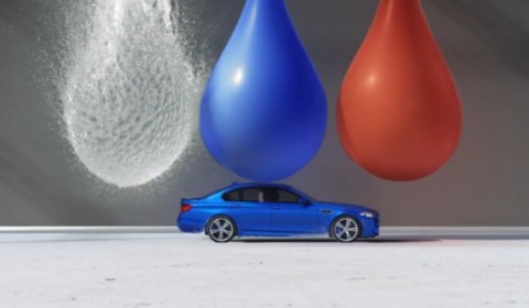 Một trong những hình ảnh ấn tượng của video quảng cáo mới của BMW.