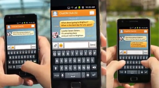 Samsung ra mắt dịch vụ chat ChatON trên di động ảnh 1