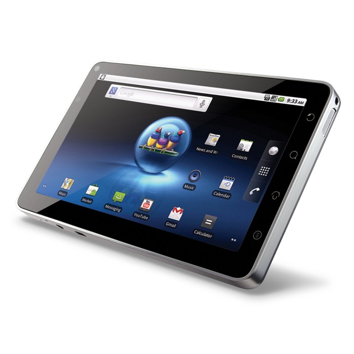 ViewSonic ViewPad 7e: Được miêu tả là “có giá đáng kinh ngạc”. Đúng như vậy, nó là một chiếc máy tính bảng có giá cả hợp với túi tiền. Thiết bị này chạy hệ điều hành Gingerbread. Nó có tỉ lệ màn hình 4:3, hỗ trợ đa cảm ứng và cài đặt sẵn Amazon Kindle app. Thiết bị này cũng có kết nối Wi-Fi, Bluetooth và HDMI.