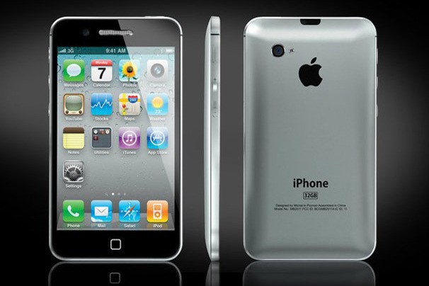 4. iPhone tiến hóa - Studio thiết kế Midsailors (Ba Lan) đã thêm lưng kim loại giống như iPad và đường viền cho iPhone 5, trong khi phía trước và cạnh bên vẫn tương tự như iPhone 4.