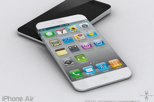 5. iPhone Air - Federico Ciccarese đã hợp nhất iPhone 4 với MacBook Air để được “đứa con” iPhone Air.