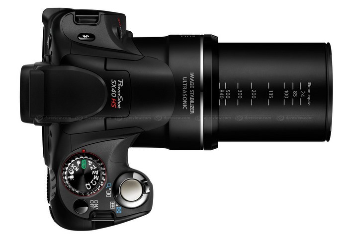 Cấu hình chi tiết Canon PowerShot SX40 HS: Cảm biến CMOS 12.1MP Ống kính 24-840mm với khả năng zoom quang 35x Màn hình LCD 2,7" ISO 3200
