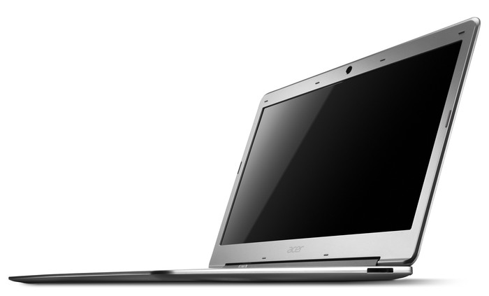 Acer Aspire 3951 Nếu thiết kế siêu mỏng của Acer Aspire 3951 chưa thể khiến bạn “rời mắt” khỏi MacBook Air, thì có thể giá của nó khi so sánh với MacBook Air sẽ làm bạn thay đổi. Thiết bị này chỉ dày 0,51 inch, vỏ làm bằng nhôm, với dung lượng ổ cứng thể rắn SSD 160GB, có thể trở lại hoạt động từ chế độ ngủ trong chỉ 1,7 giây. Được biết giá khởi điểm sẽ là 800 USD.
