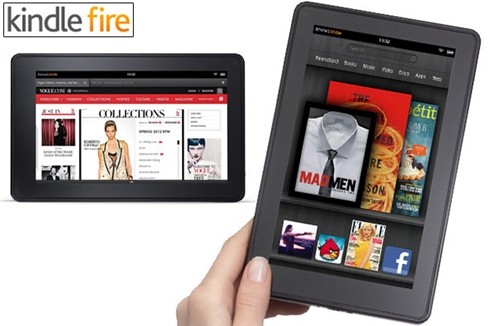 Kindle Fire Máy tính bảng đầu tiên của Amazon có màn hình 7-inch trông rất giống với BlackBerry PlayBook. Thiết bị nặng chưa tới 425g, và mỏng khoảng 1,14cm, được nhắm như là một cổng thông tin cho tất cả nội dung về sách, âm nhạc, phim ảnh, và các ứng dụng Amazon cung cấp cho bạn. Fire được bán từ 15/11 với giá chỉ 199 USD.