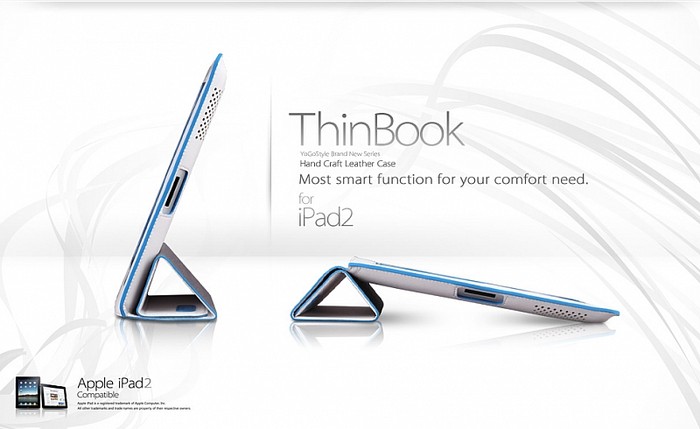 Dòng sản phẩm Case iPad 2 ThinBook độc đáo của YoGoStyle