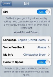 Vô hiệu hóa tùy chọn Raise to Speak của Siri để tiết kiệm điện năng.