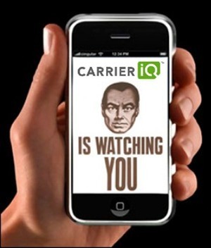 Phần mềm của Carrier IQ trên sản phẩm Apple (hình minh họa)