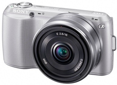 Máy ảnh ống kính rời nhỏ gọn NEX C3 của Sony.