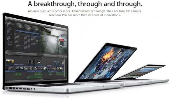 Còn đây là những chiếc laptop mà HP đang "ganh tị": MacBook Pro.