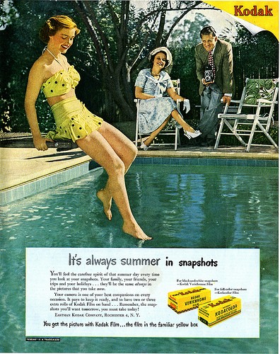 Một poster quảng cáo của Kodak những năm 1940