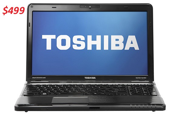 Toshiba Satellite P755 (499 USD) Toshiba Satellite P755 cho hiệu năng cao hơn và ổ cứng dung lượng lớn hơn so với các laptop trong danh sách này. Mặc dù đồ họa Intel HD là không đủ để giúp máy chạy các game quá nặng, máy được trang bị vi xử lý mạnh Intel Core i3 thế hệ thứ 2 tốc độ 2,2 GHz, RAM 6 GB, ổ cứng 640 GB. Toshiba cho biết pin 6 cell của máy cho thời lượng gần 6,5 tiếng.