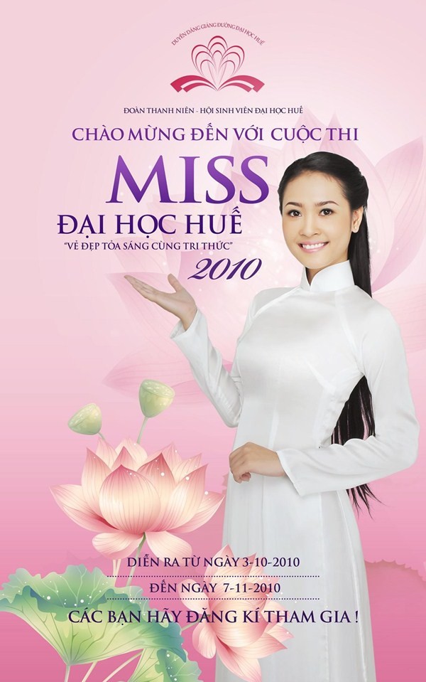 Nauy được chọn làm gương mặt đại diện cuộc thi Miss Đại học Huế 2010.