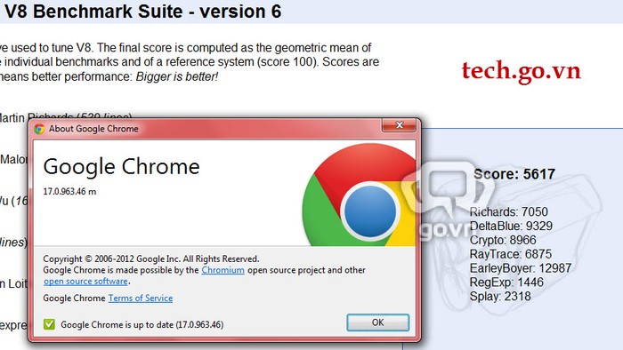 Google Chrome 17 Stable