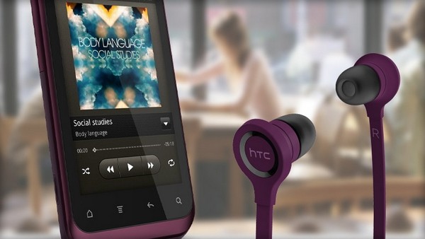 HTC Rhyme Sản phẩm dành riêng cho phái đẹp này của HTC có màn hình 3.7 inch 480 x 800, camera 5MP tự động lấy nét, quay phim 720p HD, RAM 768MB, bộ xử lý 1GHz, chạy Sense 3.5 trên nền Android Gingerbread. Đi kèm với tai nghe HTC cùng màu tím, HTC Rhyme trông rất thanh lịch và phong cách.