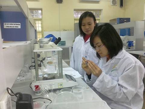 Thực hành nghiên cứu khoa học tại Đại học Nông nghiệp Hà Nội