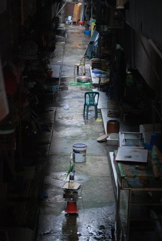 Cái lặng hiếm có của Sài Gòn. Ảnh: Lê Hoài Đăng Khoa
