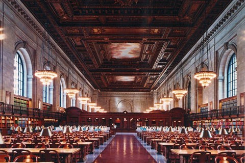 Thư viện Công cộng New York là nơi có số lượng sách lớn nhất, hơn bất cứ hệ thống thư viện công cộng nào tại Hoa Kỳ. Nó phục vụ các quận Manhattan, The Bronx, và Đảo Staten