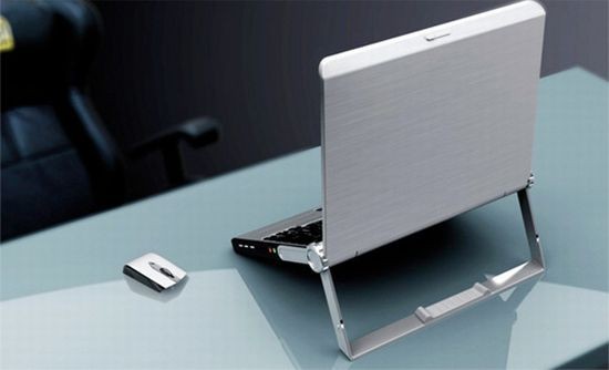 13. Laptop vali gấp tiện dụng Chiếc laptop này có tên goi : “ Playing By heart” do nhà thiết kế Zhang Shouze tạo ra. Nó có một chân đế và dễ dàng chuyển thành tay cầm tiện dụng khi di chuyển. Đây là mẫu thiết kế độc đáo của hãng máy tính ASUS